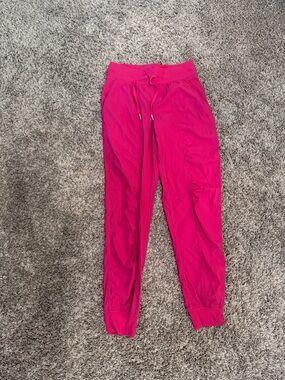 Fuchsia Pink Jogger Pants